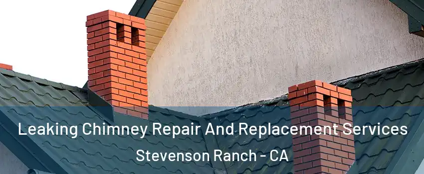  Leaking Chimney Repair And Replacement Services Stevenson Ranch - CA